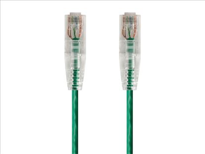 Monoprice 14ft. SlimRun Cat6 UTP networking cable Green 168.1" (4.27 m) U/UTP (UTP)1