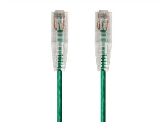 Monoprice 20ft. SlimRun Cat6 UTP networking cable Green 240" (6.1 m) U/UTP (UTP)1