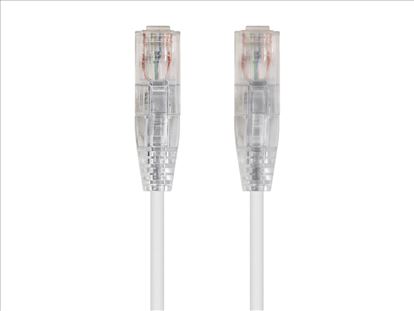 Monoprice 20ft. SlimRun Cat6 UTP networking cable White 240" (6.1 m) U/UTP (UTP)1