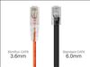 Monoprice 14ft. SlimRun Cat6 UTP networking cable Orange 168.1" (4.27 m) U/UTP (UTP)2