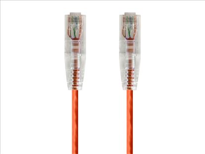 Monoprice 0.5ft. SlimRun Cat6 UTP networking cable Orange 5.91" (0.15 m) U/UTP (UTP)1
