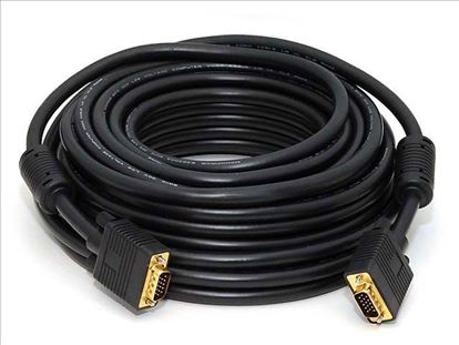 Monoprice VGA/VGA, M/M, 15.24 m VGA cable 600" (15.2 m) VGA (D-Sub) Black1