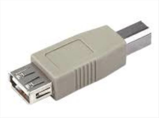 Monoprice 364 cable gender changer USB A USB B Cream1