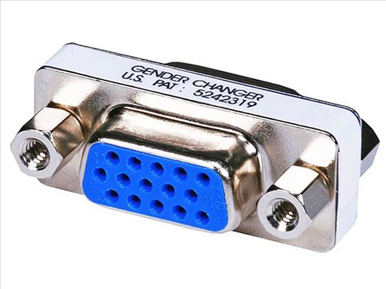 Monoprice VGA/SVGA, F/F Blue, Stainless steel1