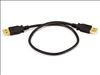 Monoprice 5441 USB cable 17.7" (0.45 m) USB 2.0 Mini-USB B USB A Black1