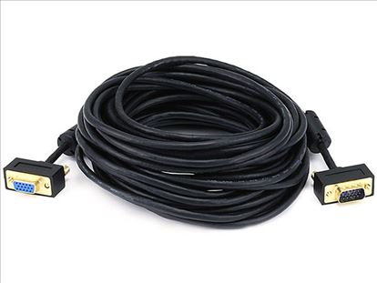 Monoprice VGA/VGA, M/F, 10.668 m VGA cable 420" (10.7 m) VGA (D-Sub) Black1