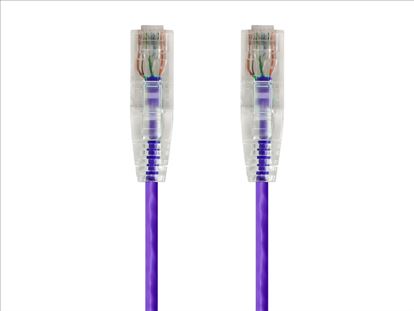 Monoprice 2ft. SlimRun Cat6 UTP networking cable Purple 24" (0.61 m) U/UTP (UTP)1