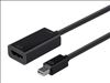 Monoprice 12795 video cable adapter Mini DisplayPort HDMI Type A (Standard) Black1