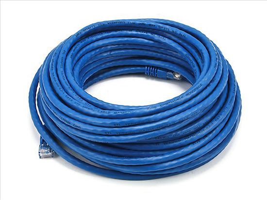 Monoprice 50ft. Cat6 UTP networking cable Blue 600" (15.2 m) U/UTP (UTP)1