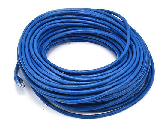 Monoprice 100ft. Cat6 UTP networking cable Blue 1200" (30.5 m) U/UTP (UTP)1