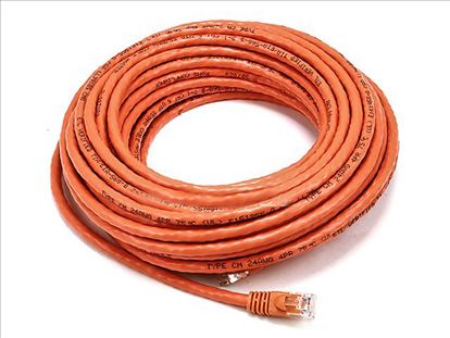 Monoprice Cat6, 15.24 m, 24 AWG networking cable Orange 600" (15.2 m)1