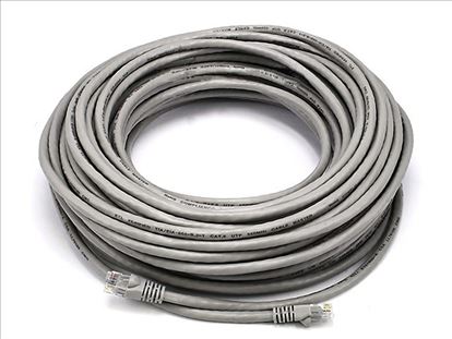 Monoprice 75ft. Cat6 UTP networking cable Gray 900" (22.9 m) U/UTP (UTP)1