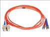 Monoprice 2607 fiber optic cable 78.7" (2 m) 2x ST 2x SC OFNR OM1 Orange1