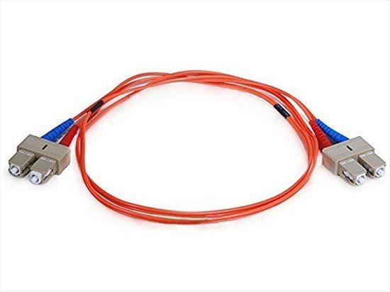 Monoprice 2611 fiber optic cable 39.4" (1 m) 2x SC OFNR OM1 Orange1