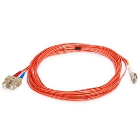 Monoprice 2629 fiber optic cable 196.9" (5 m) 2x LC 2x SC OFNR OM1 Orange1