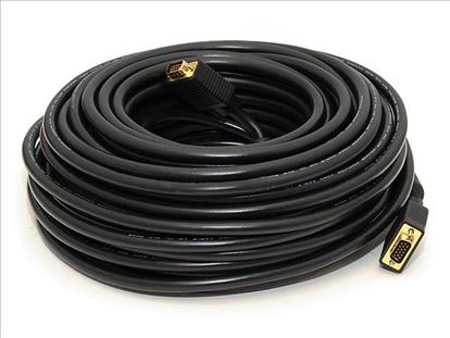 Monoprice VGA/VGA, M/M, 30.48 m VGA cable 1200" (30.5 m) VGA (D-Sub) Black1