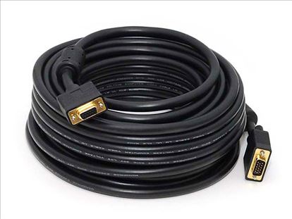 Monoprice VGA/VGA, M/F, 15.24 m VGA cable 600" (15.2 m) VGA (D-Sub) Black1