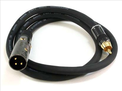 Monoprice 4776 audio cable 35.8" (0.91 m) RCA XLR Black1