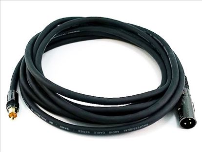 Monoprice XLR/RCA, 4.572 m audio cable 180" (4.57 m) XLR (3-pin) Black1