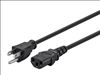 Monoprice 5280 power cable Black 118.1" (3 m) NEMA 5-15P C13 coupler1