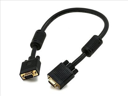 Monoprice 5361 VGA cable 17.7" (0.45 m) VGA (D-Sub) Black1