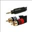 Monoprice 5598 audio cable 70.9" (1.8 m) 3.5mm 2 x RCA Black1