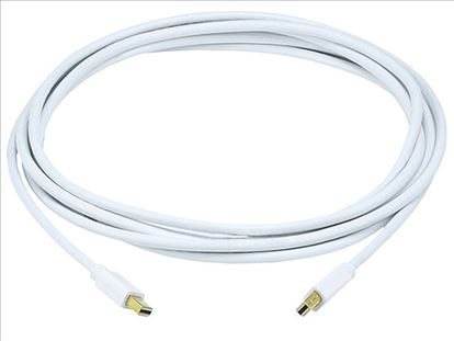 Monoprice 5992 DisplayPort cable 120" (3.05 m) Mini DisplayPort White1
