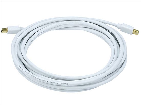 Monoprice Mini DisplayPort/Mini DisplayPort, 4.572 m 180" (4.57 m) White1