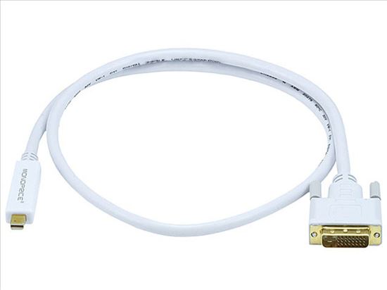 Monoprice Mini Displayport/DVI, 0.9144 m 36" (0.914 m) White1