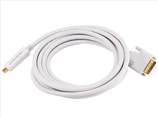 Monoprice Mini Displayport/DVI, 4.572 m 180" (4.57 m) White1