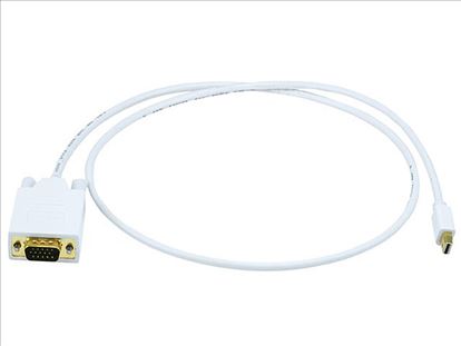 Monoprice Mini Displayport/VGA, 0.9144 m 36" (0.914 m) VGA (D-Sub) White1