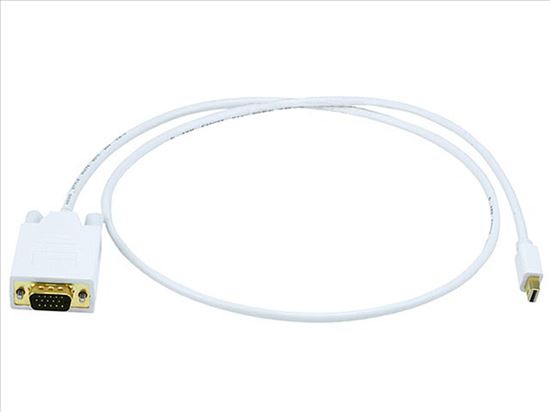 Monoprice Mini Displayport/VGA, 0.9144 m 36" (0.914 m) VGA (D-Sub) White1