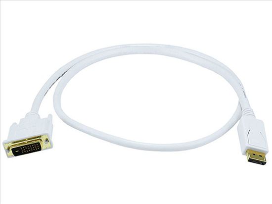 Monoprice Displayport/DVI, 0.9144 m 36" (0.914 m) White1