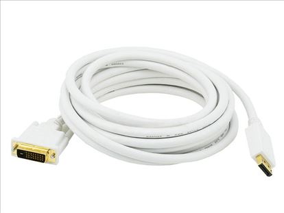 Monoprice Displayport/DVI, 4.572 m 180" (4.57 m) White1