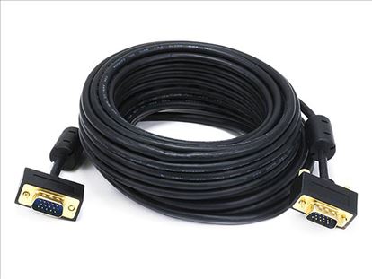 Monoprice VGA/VGA, M/M, 10.668 m VGA cable 420" (10.7 m) VGA (D-Sub) Black1