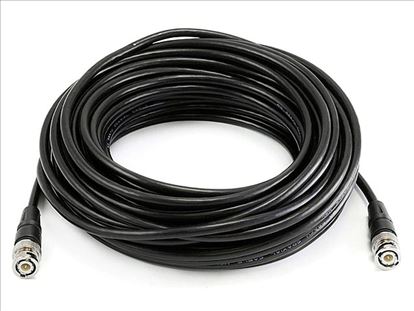 Monoprice 6918 coaxial cable RG-58AU 1200" (30.5 m) BNC Black1