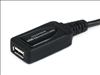 Monoprice USB 2.0/USB 2.0, M/F, 19.812 m USB cable 780" (19.8 m) USB A Black2