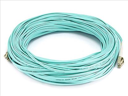 Monoprice 7627 fiber optic cable 1574.8" (40 m) LC OFNR OM3 Multicolor, Turquoise1