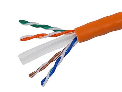 Monoprice Cat 6, UЕЗ, 304.8m networking cable Orange 12000" (304.8 m) Cat6 U/UTP (UTP)1