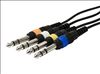 Monoprice 8761 audio cable 118.1" (3 m) XLR (3-pin) 6.35mm TRS Multicolor2