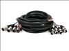 Monoprice 8766 audio cable 181.1" (4.6 m) 4 x XLR (3-pin) Multicolor1