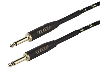 Monoprice 601415 audio cable 180" (4.57 m) 6.35mm TS Black, Gold1