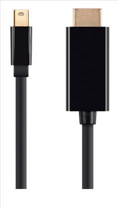 Monoprice 15878 video cable adapter 118.1" (3 m) Mini DisplayPort HDMI Black1