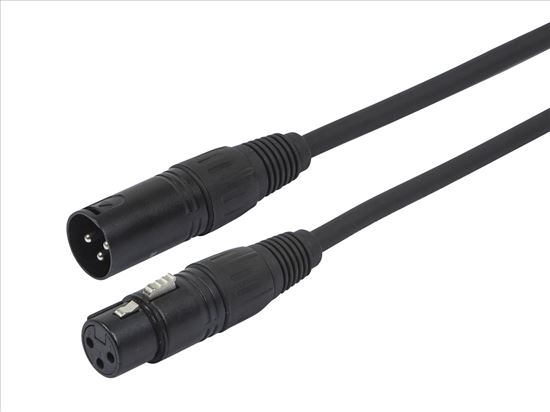 Monoprice 601610 audio cable 118.1" (3 m) XLR (3-pin) Black1