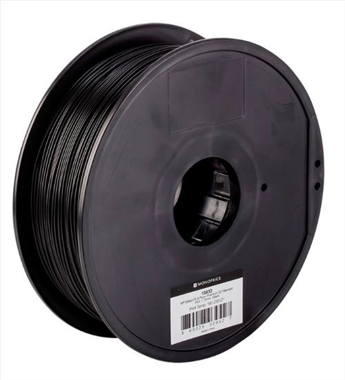 Monoprice 15833 3D printing material Polylactic acid (PLA) Black 2.2 lbs (1 kg)1