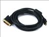 Monoprice HDMI/M1-D, 3m 118.1" (3 m) HDMI Type A (Standard) DVI Black1