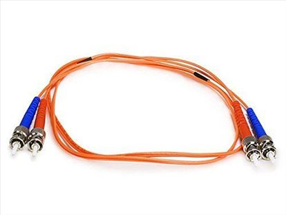Monoprice 2601 fiber optic cable 39.4" (1 m) 2x ST OFNR OM1 Orange1