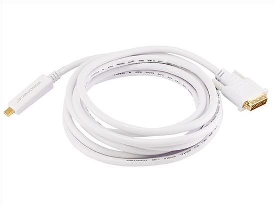 Monoprice Mini DisplayPort/DVI, 3.048 m 120" (3.05 m) White1