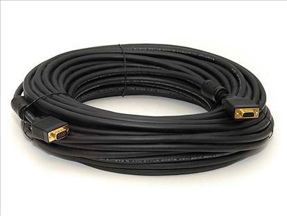 Monoprice VGA/VGA, M/F, 30.48 m VGA cable 1200" (30.5 m) VGA (D-Sub) Black1