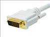 Monoprice Displayport/DVI, 3.048 m 120" (3.05 m) White3